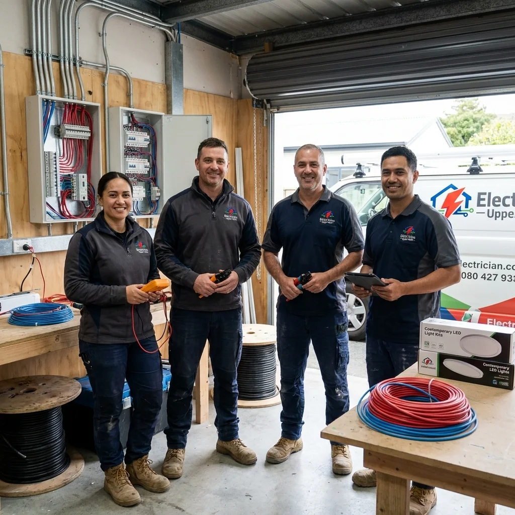 Professional electrician Upper Hutt team with over a decade of industry experience.